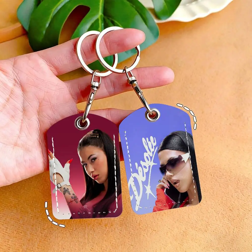 SInger A-Anna pepe Card Holder Keychain Key Ring Door Lock Access Protective Case For Security Gift