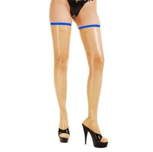 

Latex Rubber Gummi Feet sock Transparent stocking Tight Cosplay Party Size XS~XXL