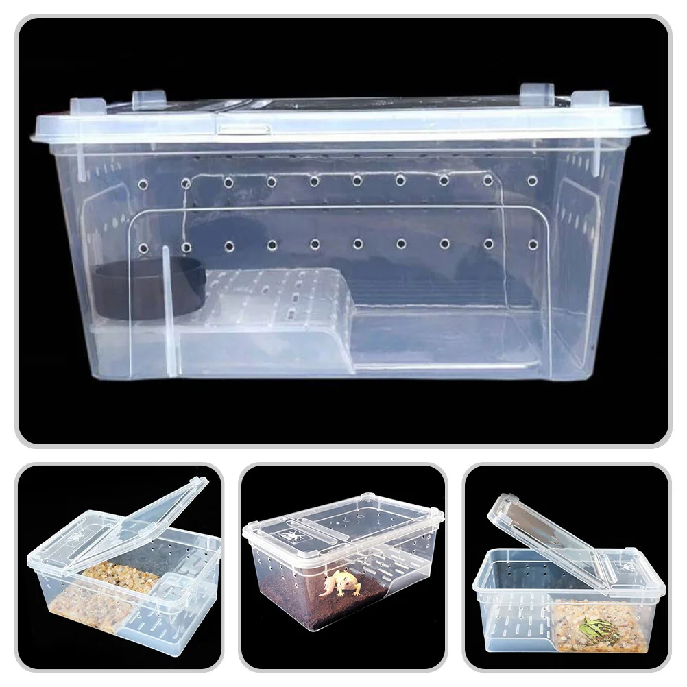 

Reptile Tank Creative Large Deep Design Secure Basking Platform Turtle Habitat Practical Tank Aquarium Plastic Reptile Container