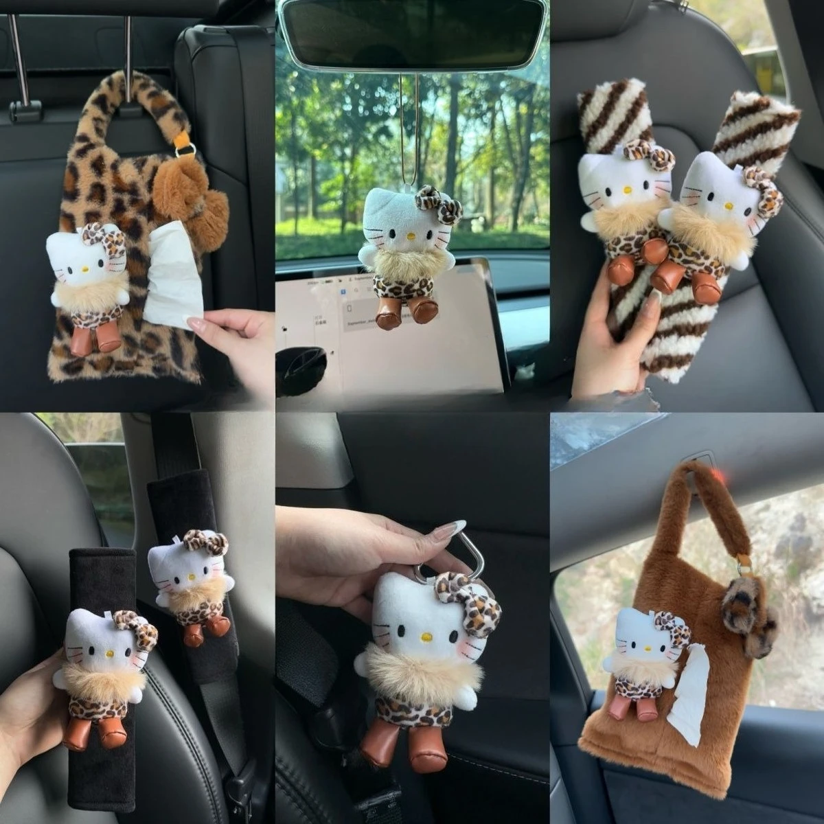 

Seat Belt Covers Car Accessories Car Shoulder Pad Tissue Boxes Holder Auto Backseat Hanging Car Interior Decoration Storage Bag