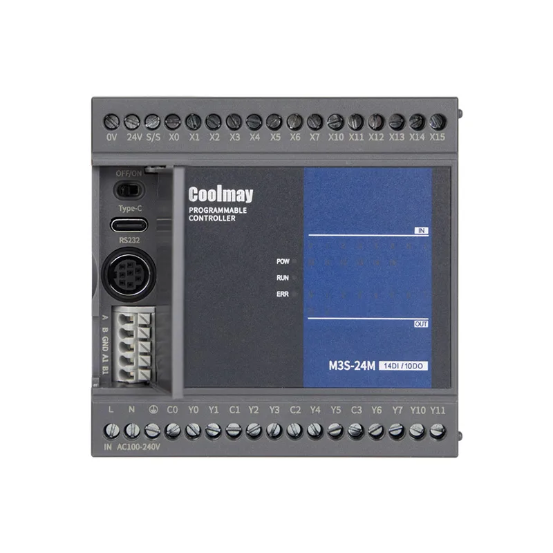 

M3S Series Compact PLC Controller Transistor SPS-Modul M3S-24MT 14DI 10DO