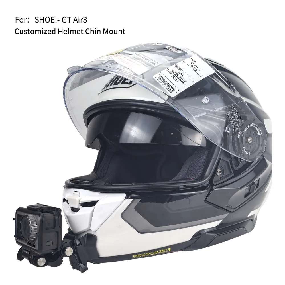 For SHOEI Gt Air 3 Customized Helmet Chin Mount for GoPro 13 12 11 DJI Action 6 5pro 4 3 Insta360 X5 X4 X3 AcePro2 Action Camera