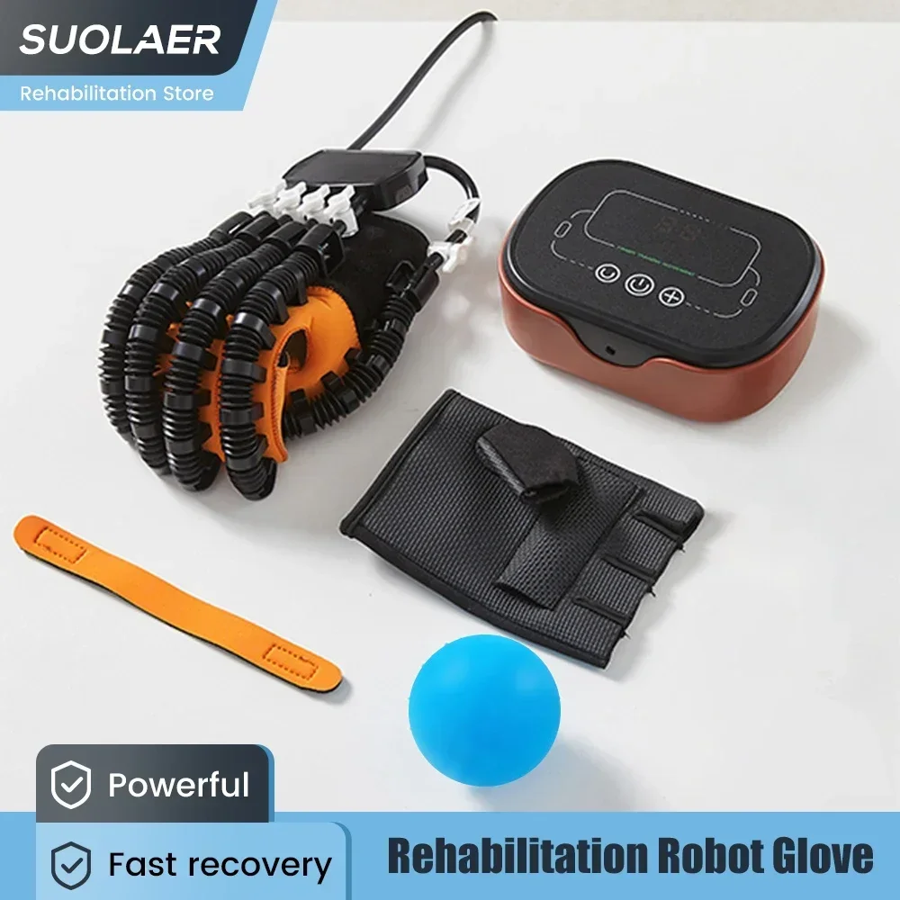 Powerful Hand Rehabilitation Robot Gloves Equipment & Mirror Glove for Hemiplegia Stroke Stimulated Nerve Recovery Training Tool