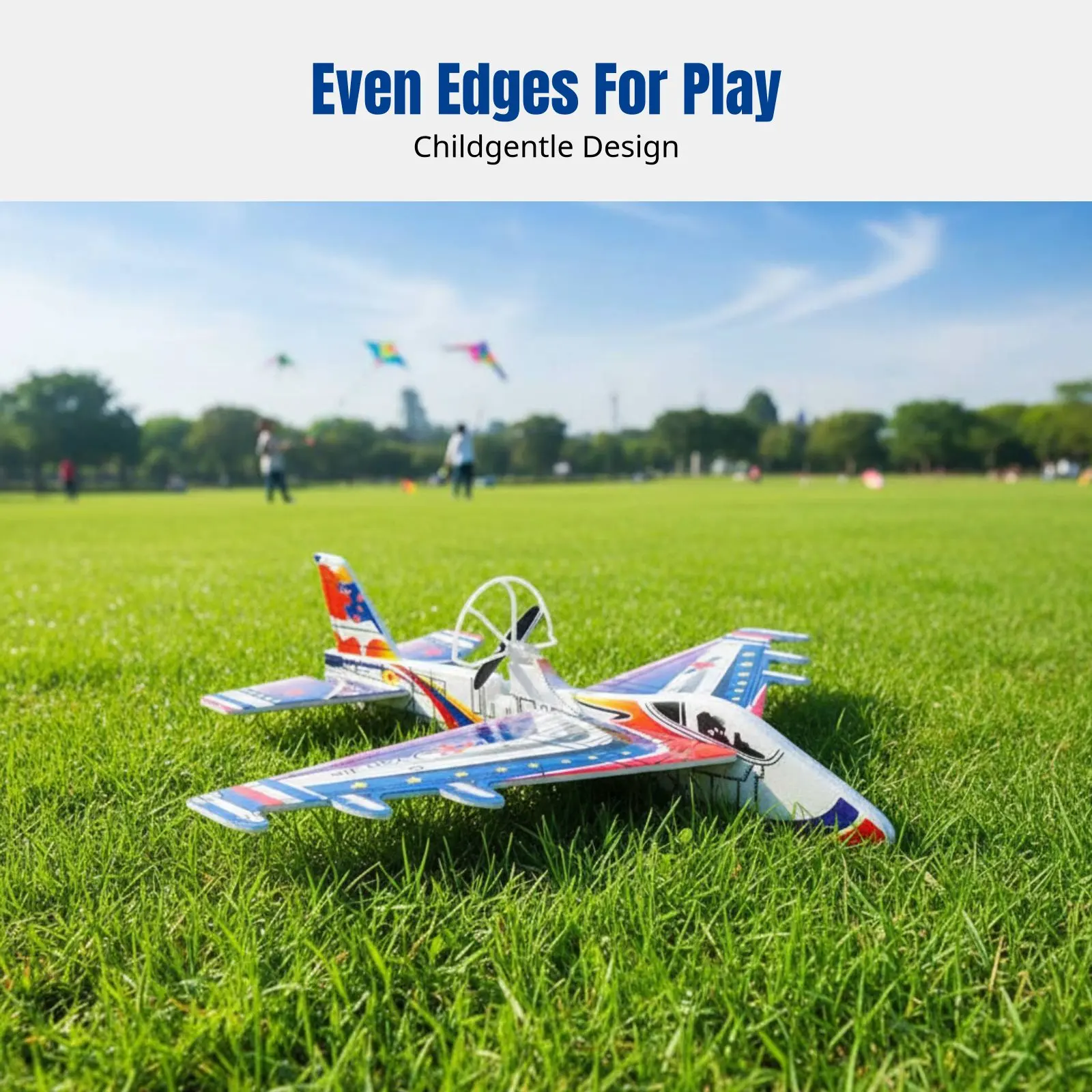 Kids' Foam Glider Airplane, USB Rechargeable, DIY Assembly Model, Hand Throw, Random Color