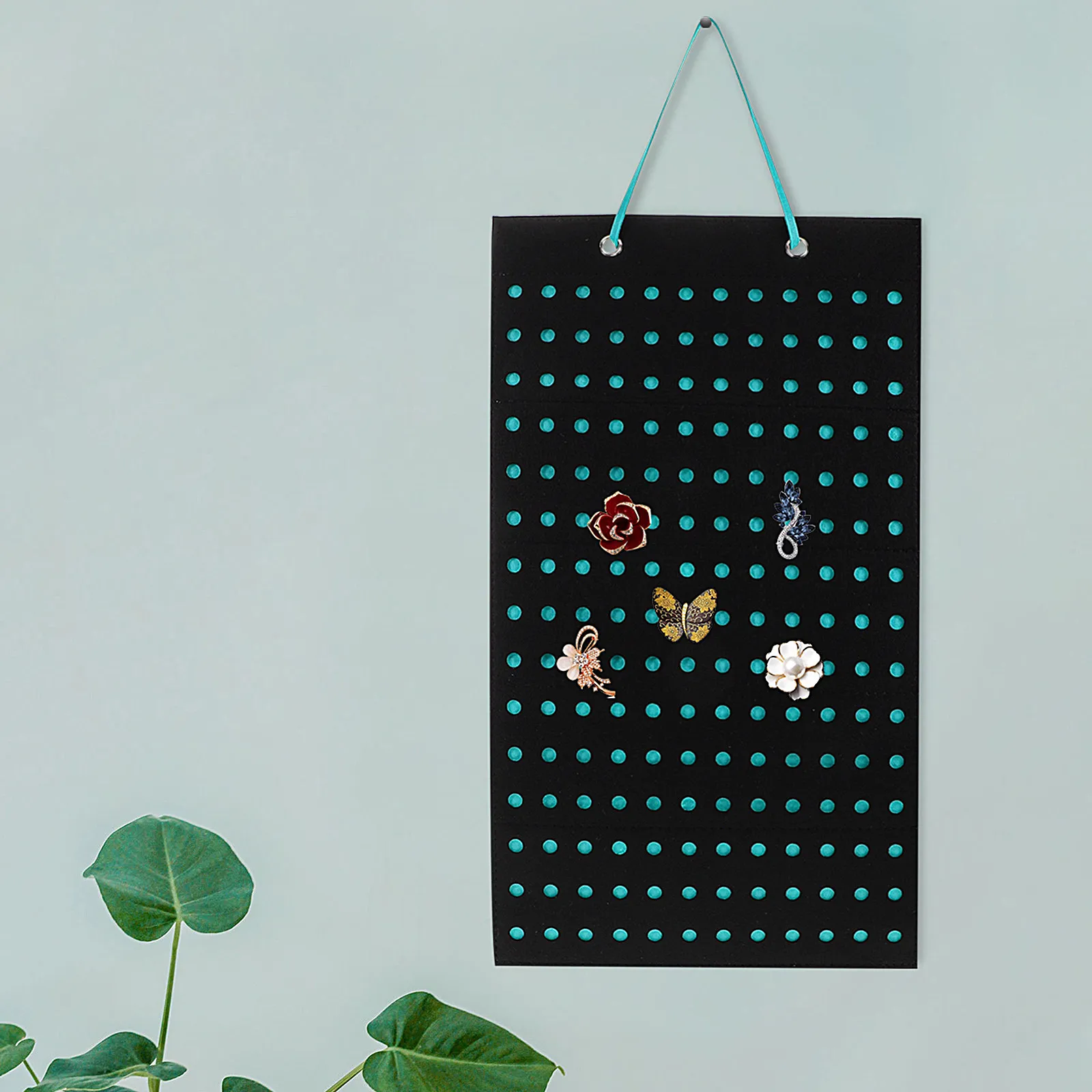 Cartoon Wall Hanging Pin Badge Display Bag Felt Organizer Earring Brooch Storage Home Store Display Pin Holder for Badge