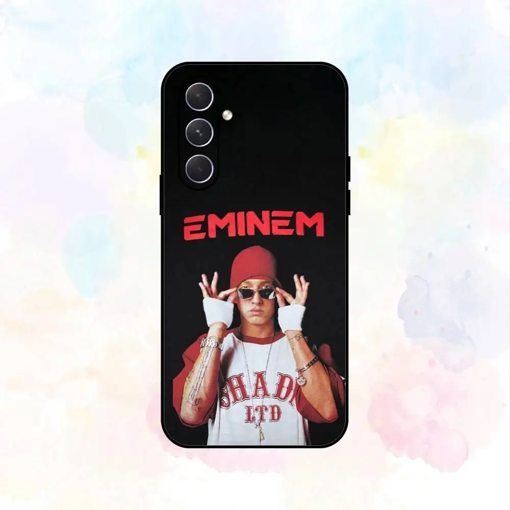 Rapper E-Eminem   Phone Case For Samsung Galaxy A73,A72,A71,A70,A53,A52,A51,Others Soft Black Shell