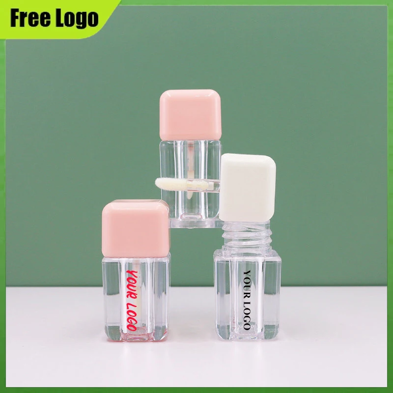 

Wholesale Empty Transparent Plastic Lip Gloss Bottle Travel Portable Liquid Lipstick Eyeshadow Lipgloss Tubes With Custom Logo