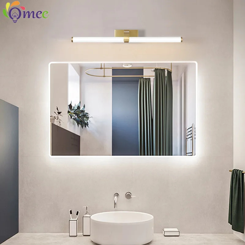 OMEE – applique murale moderne or/noir, éclairage d'intérieur pour miroir de vanité, salle de bain, chambre à coucher, Foyer, salle de bain, salon