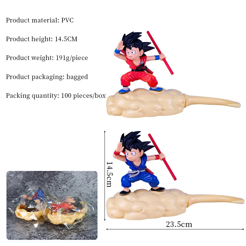 

Anime Dragon Ball Super Son Goku 14.5CM PVC Action Figure Model Toys Desktop Decoraction Children Birthday Gift