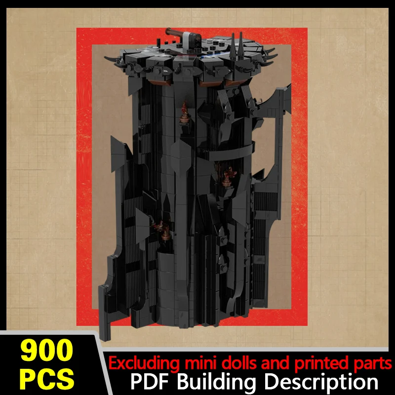 Ring Movie Model MOC Building Bricks Dark Tower Extension Modular Technology Gifts Holiday Assemble Children Toys Suit