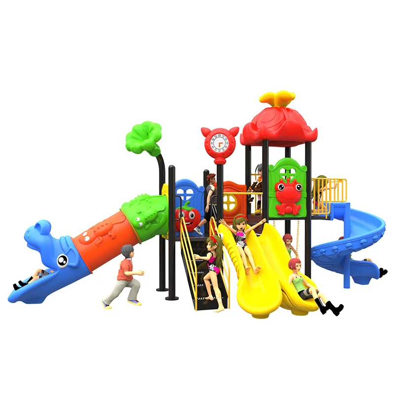 Outdoor Toys Park Neighborhood Play Equipment Kindergarten Large Slide Outdoor Slide Swing Combination Children