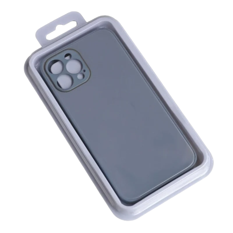 50pcs Universal PVC White Top Bottom Phone Case Box Packaging for iPhone 16 17 Air Pro Max Cases Cover Packing with Hanger w43