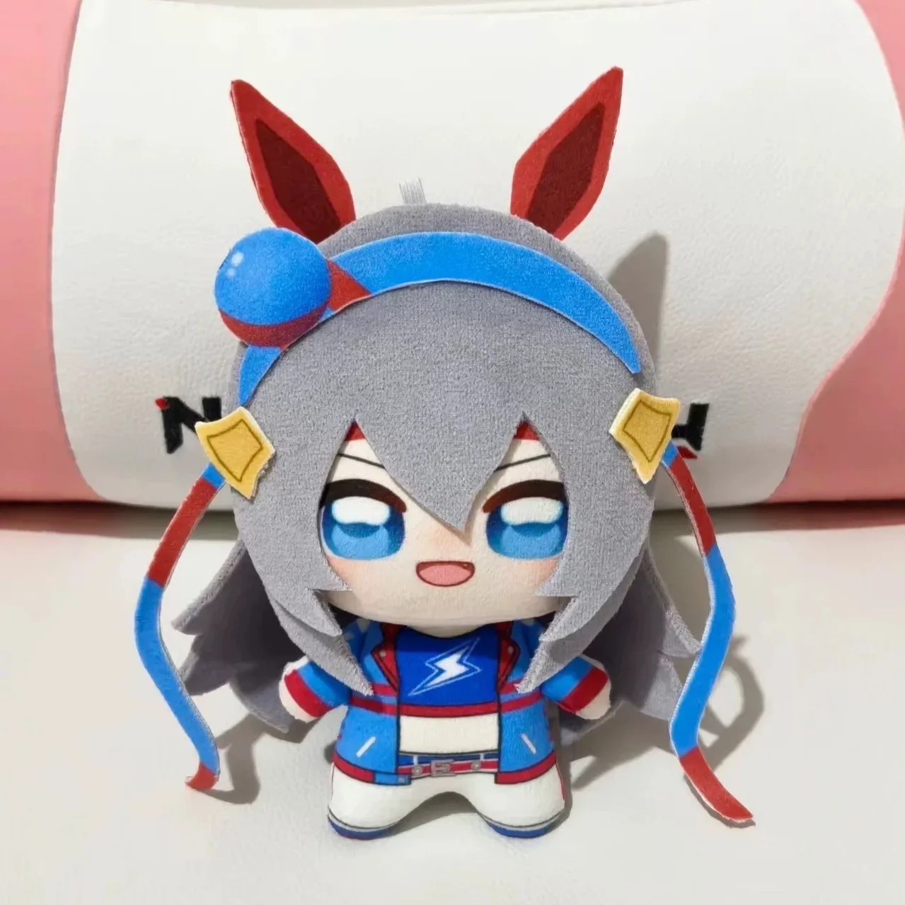 10cm ‌Anime Pretty Vivlos Tamamo Cross Plushie Stuffed Doll Cosplay Plush Toys Bakcpack Pandent Doll Toys Birthday Xmas Gifts