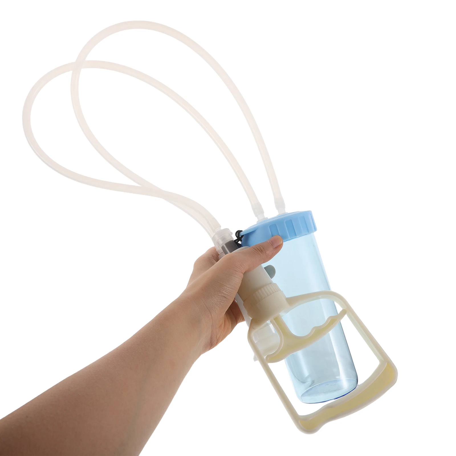 

1Set Manual Sheep Milking Machine Portable Handheld Kit Suction Pump Reusable Goat Milk Extractor 500G Sheep Cow Milking Machine