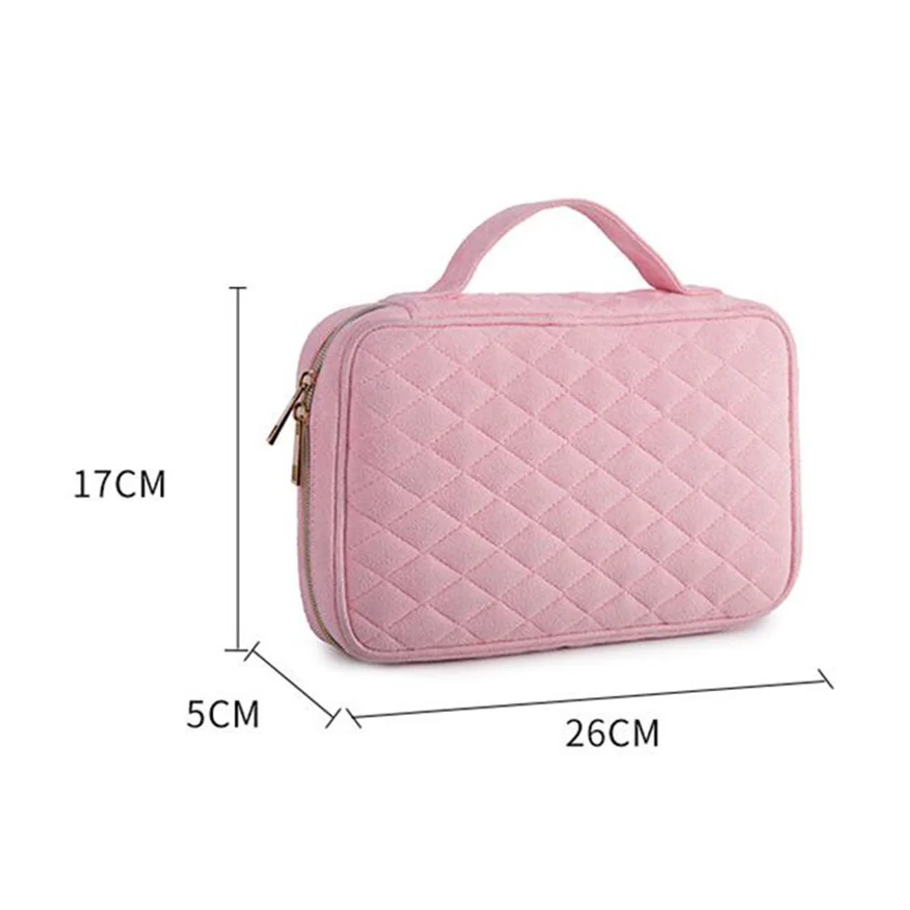 Jewelry Storage Bag Portable Multifunction Carrying Case Organizer Protective Dustproof Necklace Earring Holder