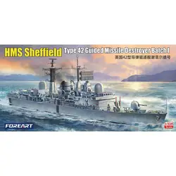 FOREART 3001 1/350 HMS Sheffield Type 42 Destroyer Batch I - Scale Model Kit