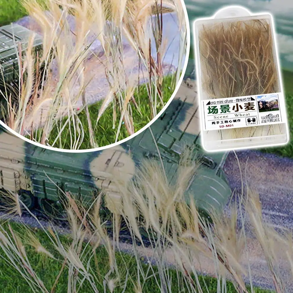 Building Model Landscape Layout Garden Scenery Miniature Wheat Bunch Long Stems Wheat Wheat Model DIY Architecture