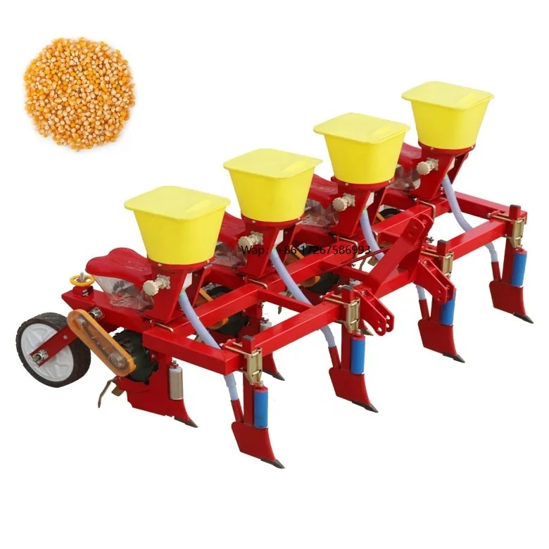 50hp Tractor 8 Rows Agricultural Farming Equipment New Pneumatic Precision Corn Seeder Corn Soybean Planter Seeders