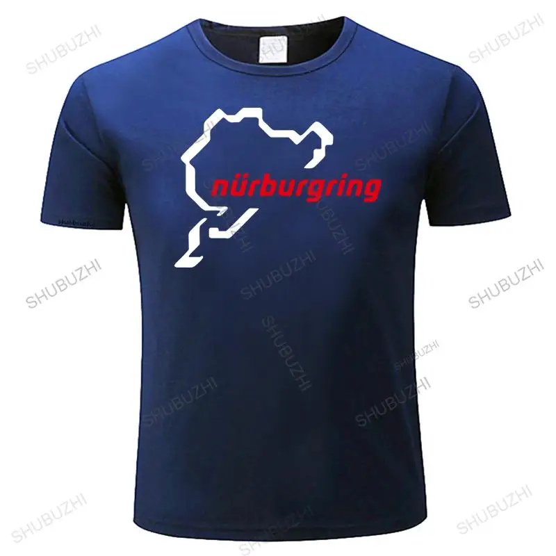 Luxuriöses Herren-T-Shirt aus Baumwolle mit O-Ausschnitt, heiß begehrt, klassisches Design, Auto, die Rennstrecke Nürburgring, lockere Oberteile für Ihn, Übergröße – Detail 7