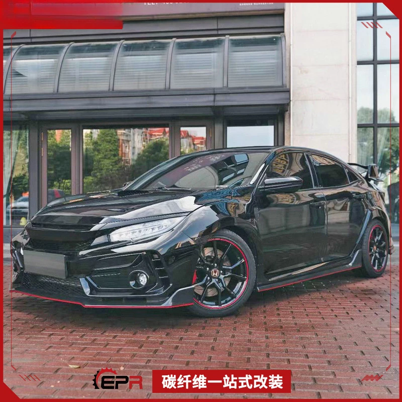 

Для Civic Hatchback FK7 Type R 10-го поколения Honda — полный комплект модификации широкого корпуса из полипропилена