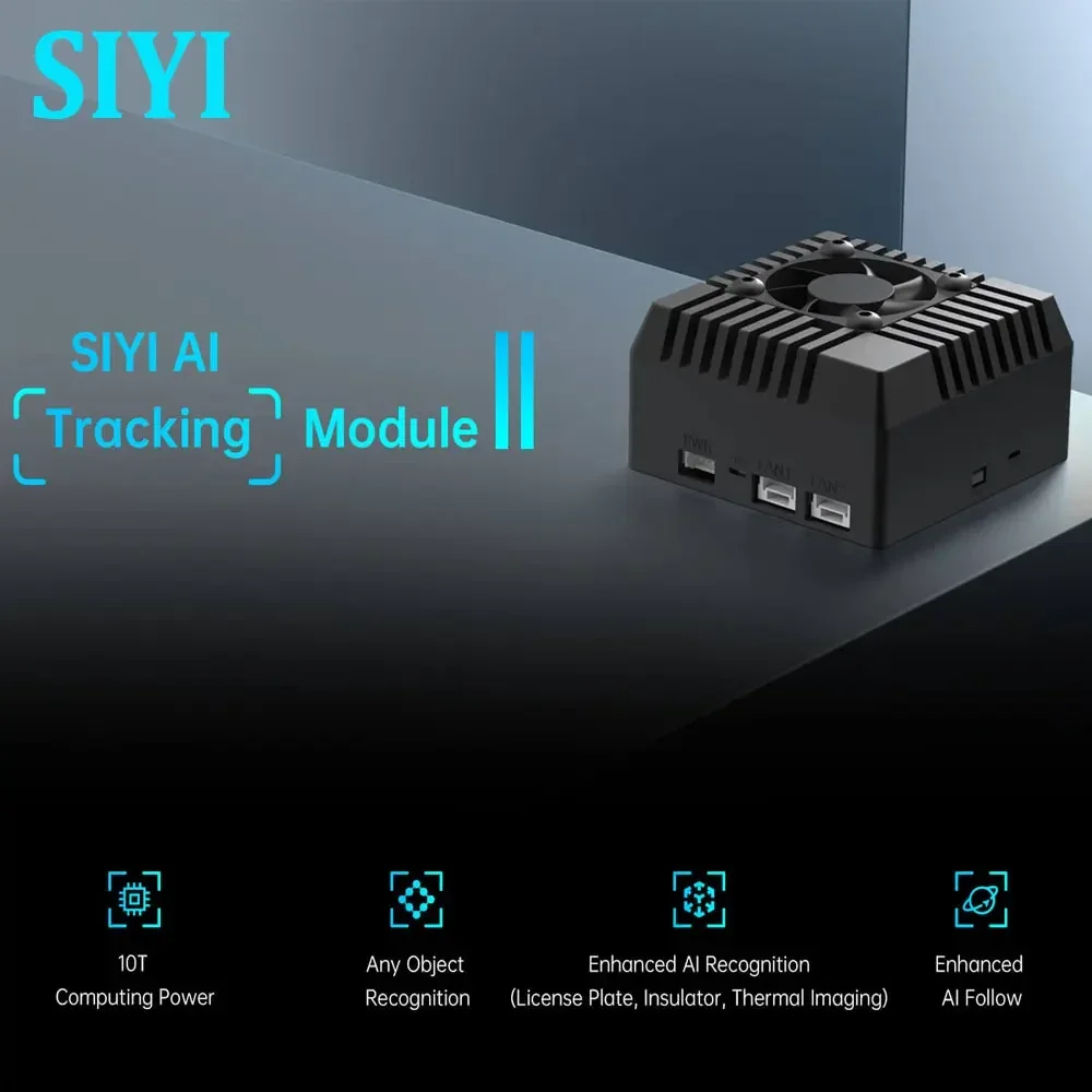 SIYI AI Second-Generation Tracking Module W/10T Computing Power Any Object Recognition Enhanced AI &Thermal lmaging Recognition