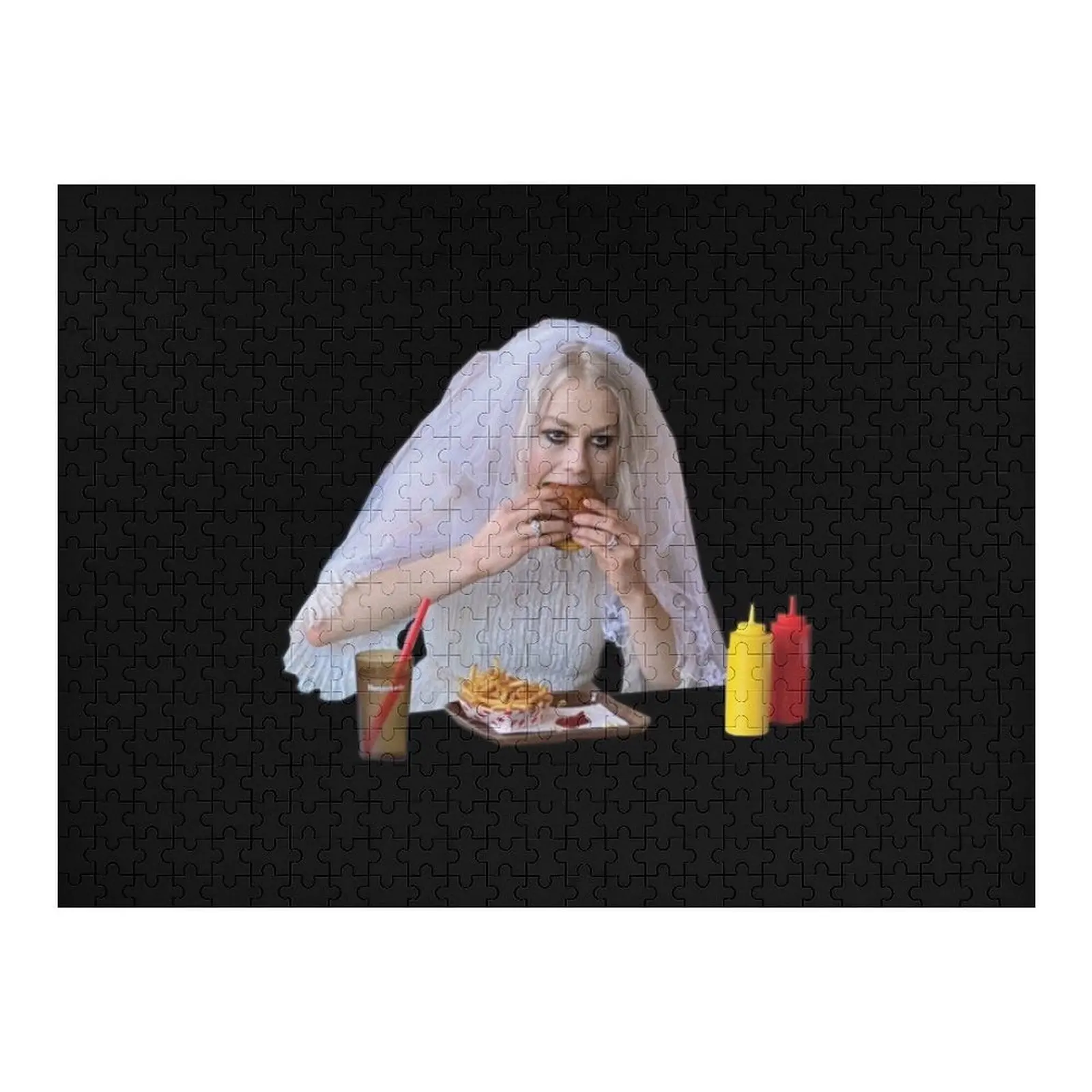 

Phoebe Bridgers Eating Jigsaw Puzzle Personalized Child Gift Customizable Gift Puzzle