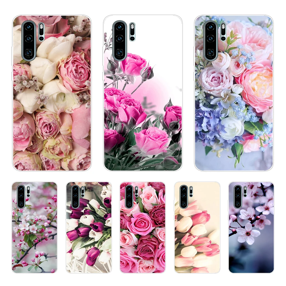 For Huawei P30 Lite Pro Case Fashion Girls Butterfly Bees Soft Fundas For Huawei P30 Pro VOG-L29 ELE-L29 P 30 Lite P30lite Coque