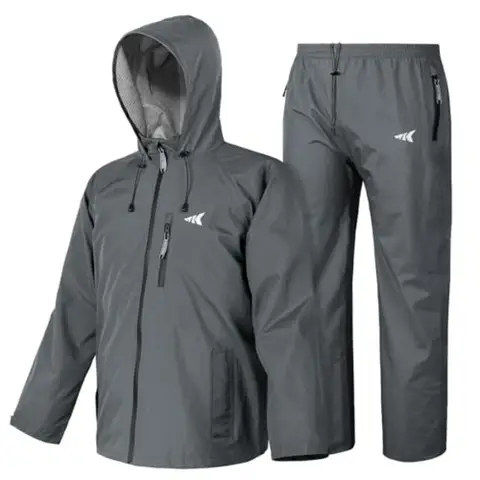 KastKing HydroSense Essential Waterproof Rain Suit for Men and Women Lightweight Durable Outdoor Gear for Fishing Hiking