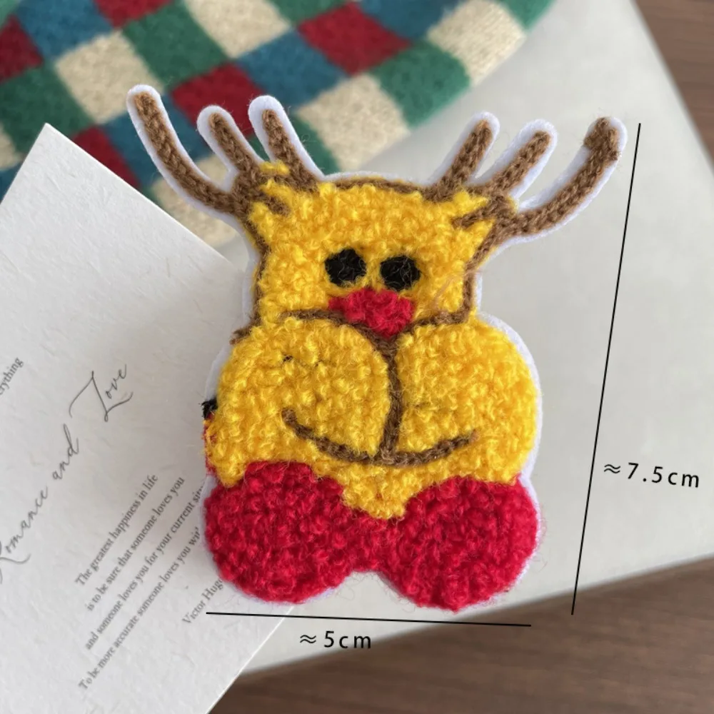 

Рождественская заколка для волос с белым медведем, перчатки, снеговик, рождественские заколки, чулок, заколка с изображением лося, Санта-Клауса, аксессуар для укладки волос