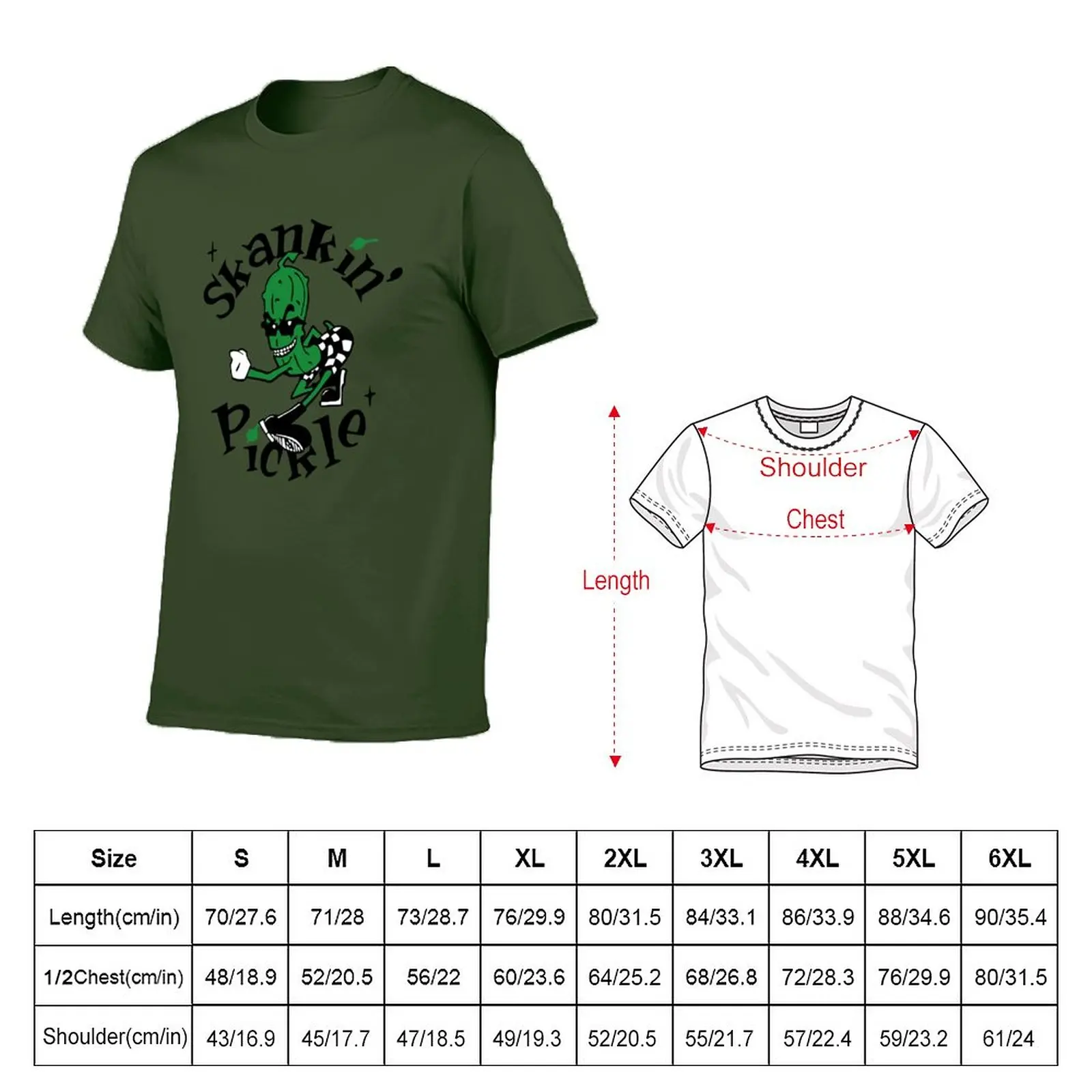 Skankin' Pickle Essential Logo T-Shirt hippie clothes vintage boys whites korean fashion men t shirt