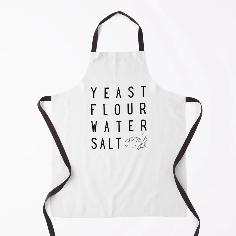 Sourdough Bread Yeast Flour Water Salt Apron Beauty For Hairdresser Apron