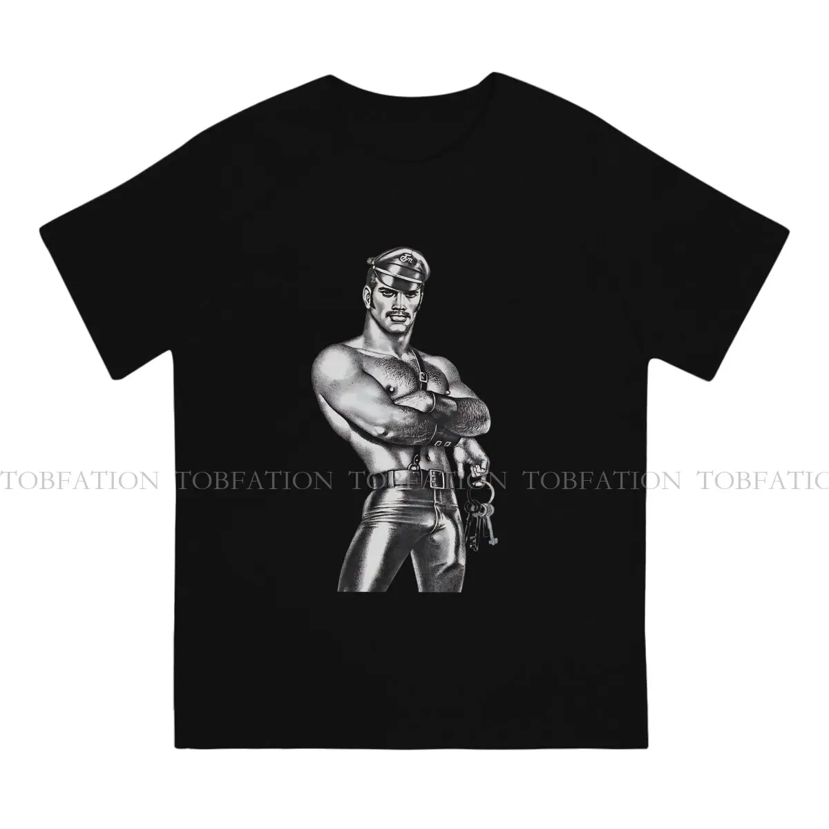 Tom of Finland LGBT Gay Pride 100% Cotton T Shirt Vintage Alternative Men\'s Tee Shirt O-Neck Men Clothing