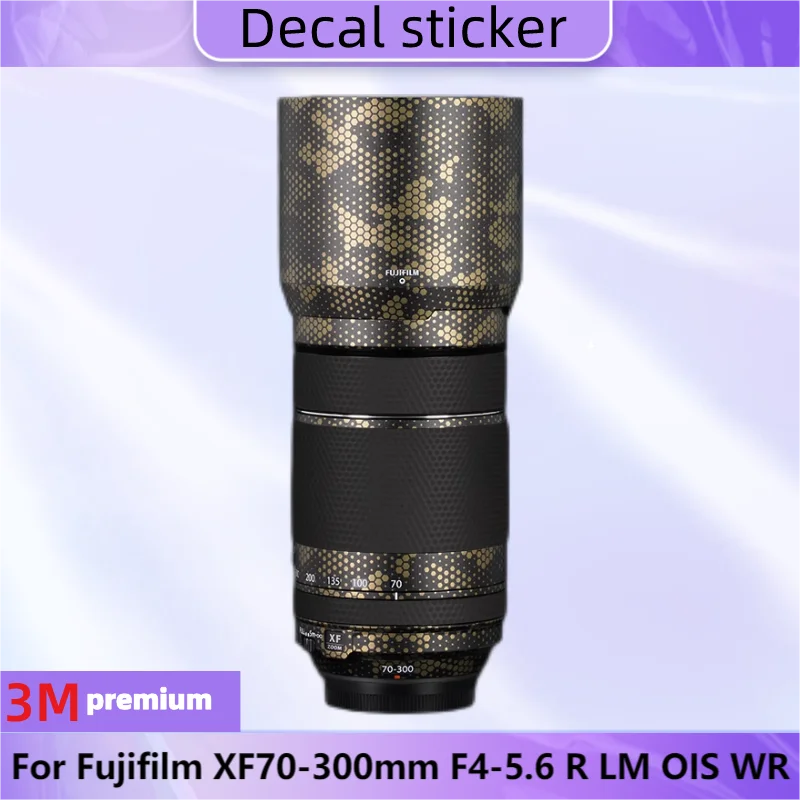 For Fujifilm XF70-300mm F4-5.6 R LM OIS WR Decal Skin Vinyl Wrap Film Camera Lens Body Protective Sticker Protector Coat xf70300