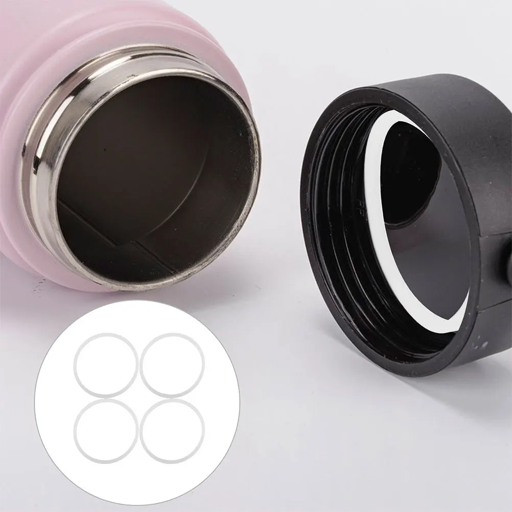 

4pcs Cup Seals Silicone Rings 16 to 20oz Leak Free Durable Tumbler Gasket Lid Seals Bottle Seal Rings Reusable Container