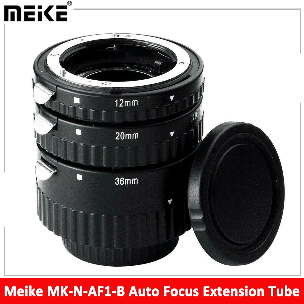 

Meike MK-N-AF1-B Auto Focus Macro Extension Tube Ring for Nikon D7200 D7100 D5600 D5100 D5200 D5300 D3200 D3100 D850 D750 D610