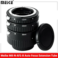 Meike MK-N-AF1-B anillo de tubo de extensión Macro de enfoque automático para Nikon D7200 D7100 D5600 D5100 D5200 D5300 D3200 D3100 D850 D750 D610