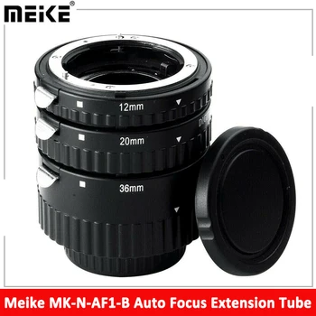 Meike MK-N-AF1-B Auto Focus Macro Extension Tube สําหรับ Nikon D7200 D7100 D5600 D5100 D5200 D5300 D3200 D3100 D850 D750 D610