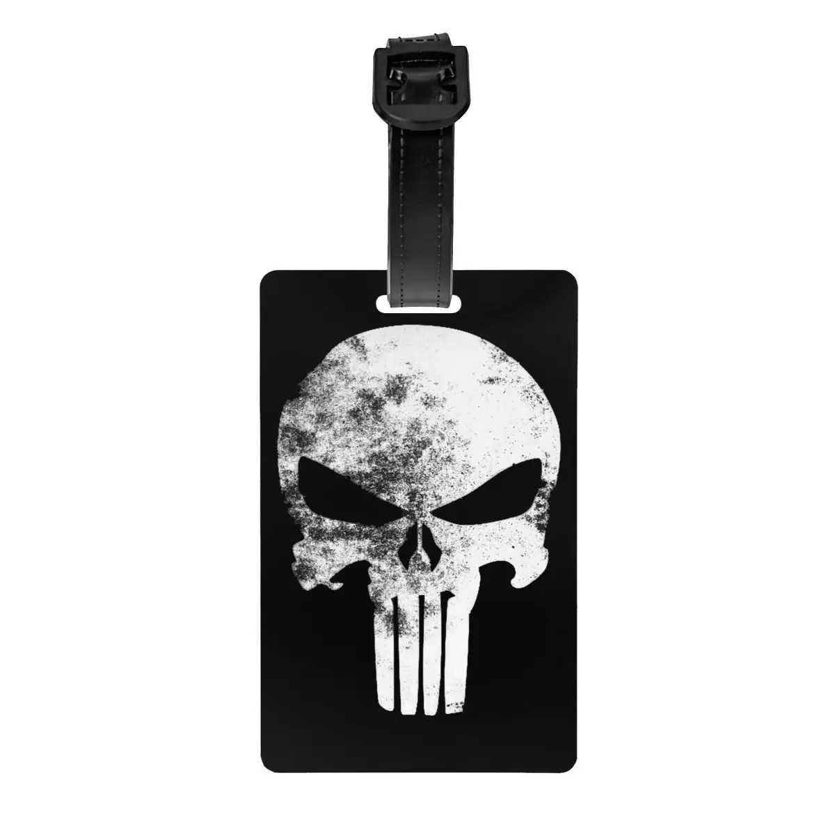 Personalizowany Vintage Punishers szkieletowa czaszka bagażowa ochrona prywatności etykietki na bagaż torba podróżna etykiety walizka