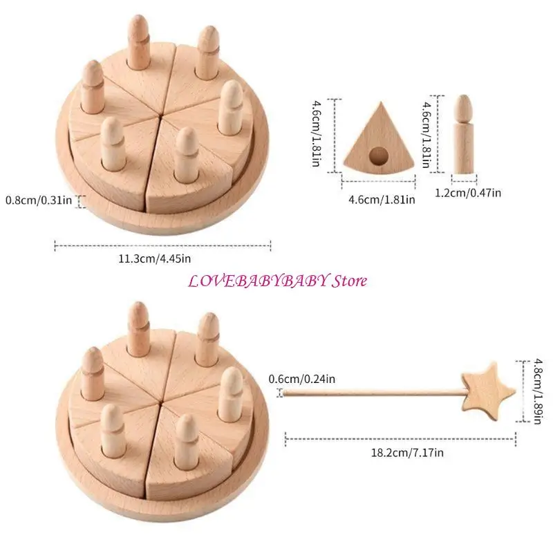 Cake Toy With Removable Layers Enhances Child Creativity And Motor Skills 4XBC