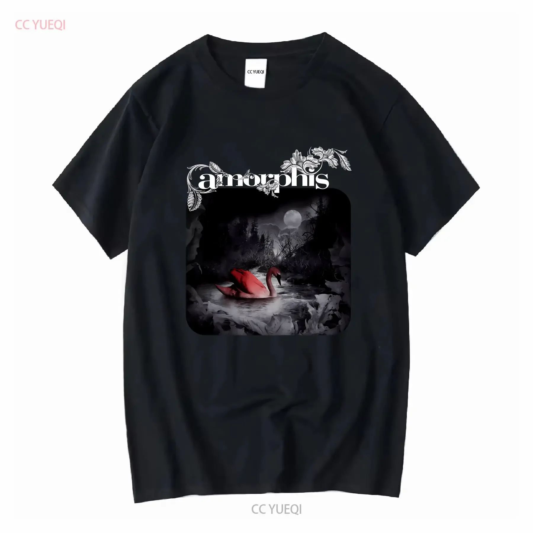 AMORPHIS SILENT WATERS T Shirt Black Cotton Men S to 2345XL BE597 long or short sleeves vintage Washed Top For Everyday Wear