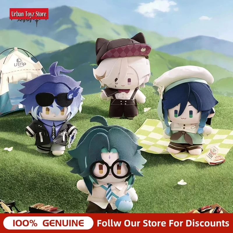 Genshin Impact Spring Flower Series Xiao Plush Keychain Soft Stuffed Pendant Bag Ornament Anime Collectible Fan Gift