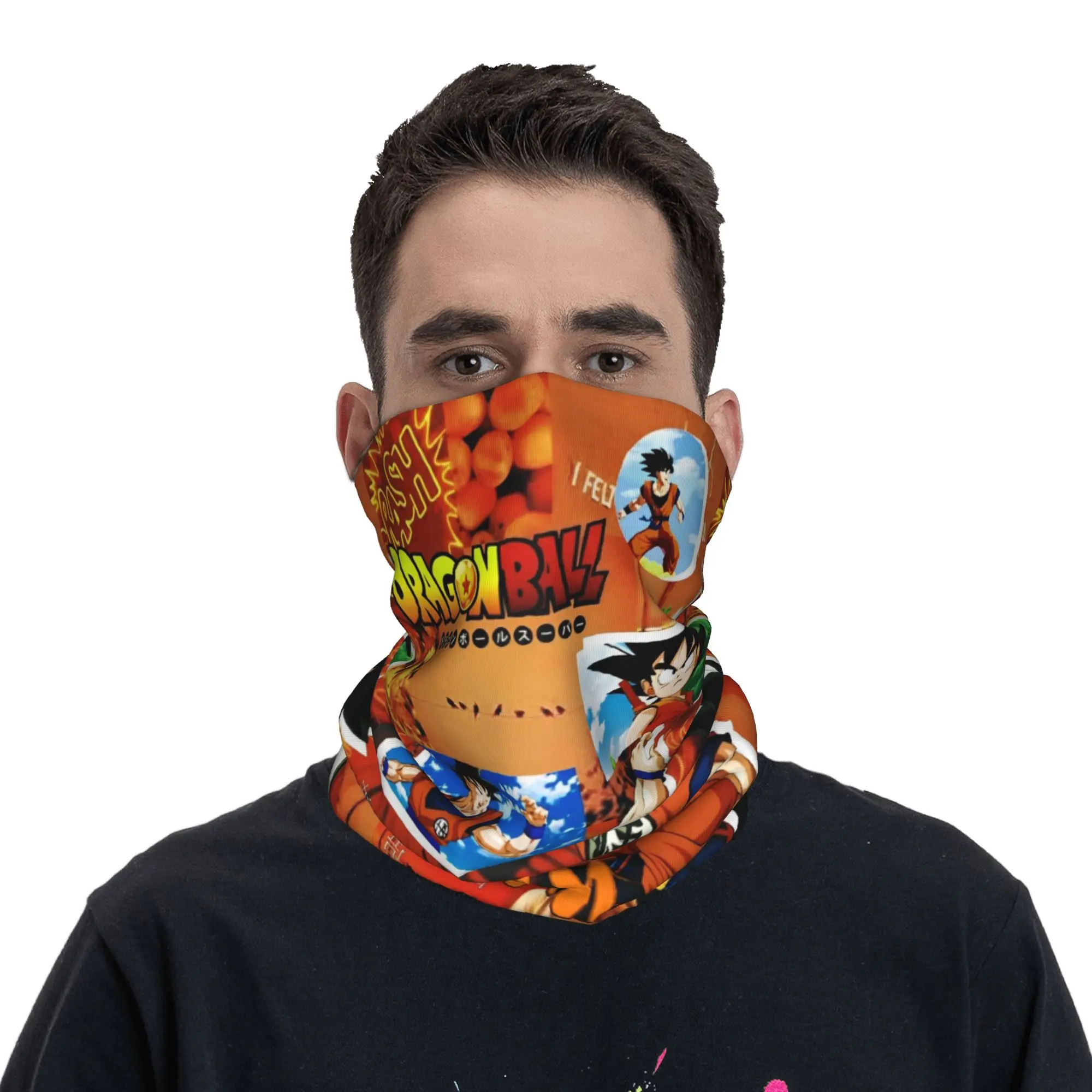 Men Women dragonball dragonballz dbz Bandana Merchandise Neck Cover Printed  Wrap Scarf Multi-use Scarf For Running Breathable