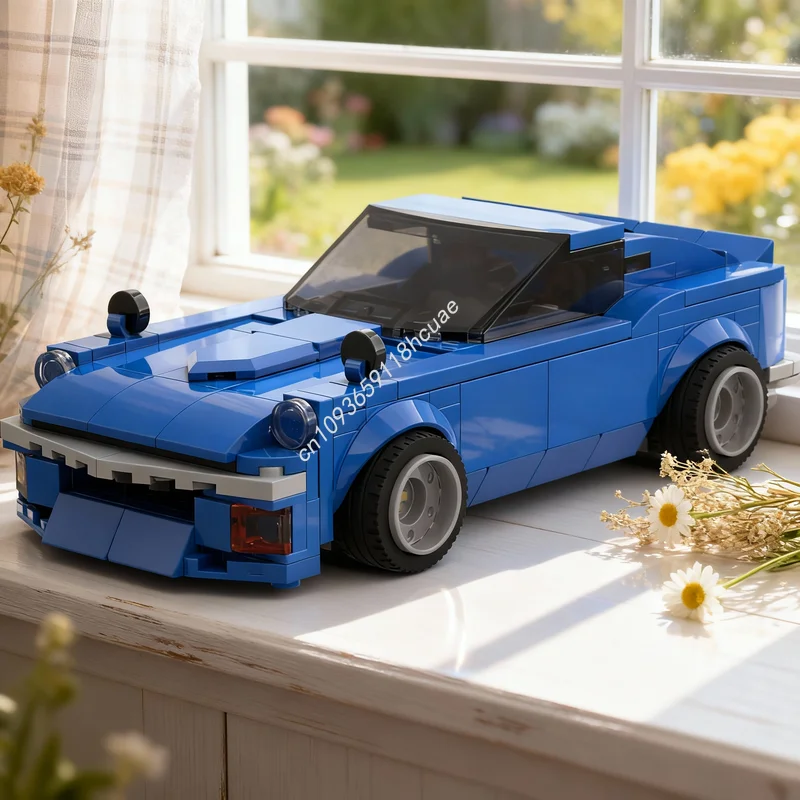 

267pcs MOC City Champions Datsun Z Devil 8 Stud Wide Model Building Blocks Christmas Gift Construction Toys Education Brick Kids