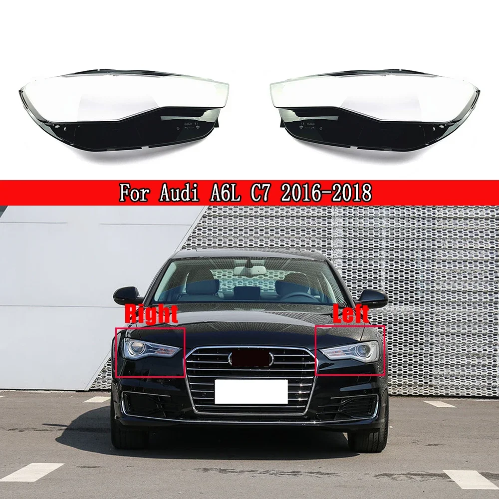 

Auto Light Caps For Audi A6L C7 2016-2018 Glass Lens Case Headlamp Lampshade Lampcover Head Lamp Light Glass Covers Shell