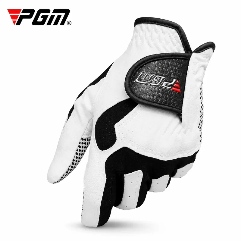 PGM Men Golf Glove 1PC Breathable Anti Slip Grip Full Finger Golf Glove