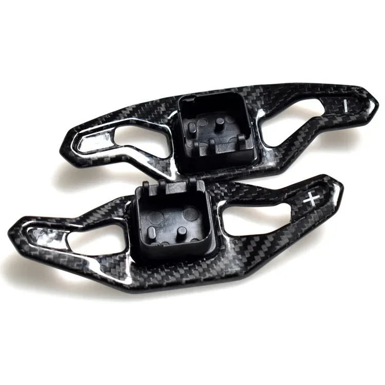 Nouveau Style de remplacement de volant intérieur en Fiber de carbone noir Extension de manette de vitesse pour 2013-2017