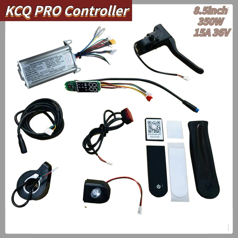 8.5 Inch Scooter Controller KCQ X-Play FOSTON DIGMA 350W 36V 15A Board Matherboard Brakes Displays Max Speed 30 Km/h XT30