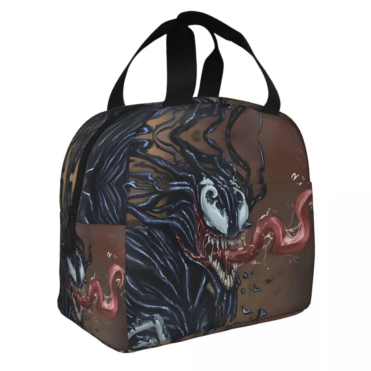 Weekend Picnic Symbiote Large Capacity Cooler Marvel Venom The Last Dance Insulation Rice Bag Unisex Food Pouch