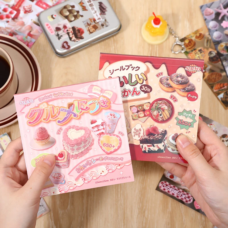 Mr. Paper,Japanese cuisine themed baking dessert stickers,scrapbook notebooks phone cases diaries decorative stationery stickers