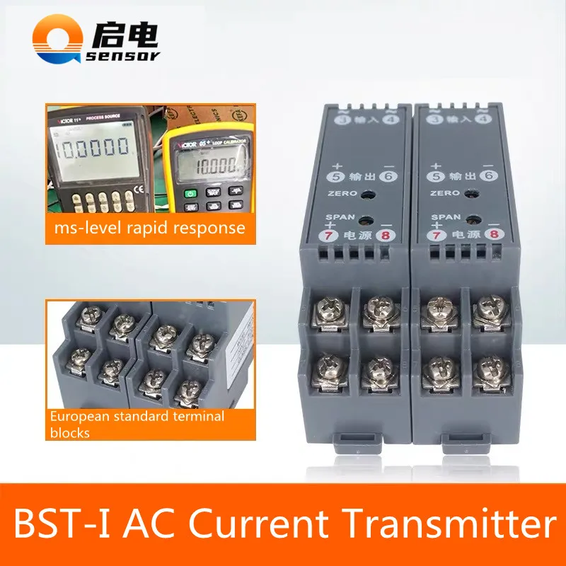 

Cheap price AC Current Sensor transmitter AC 1A 5A 10A 20A Input 4-20mA 0-10V Output Signal Converter